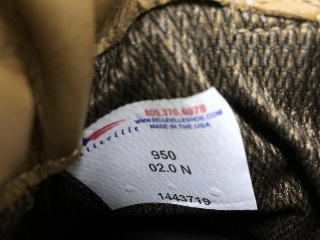 Size 2 Narrow Belleville GORE-TEX Mountain Combat Boots